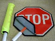 Roll-Up Stop/Slow Signs